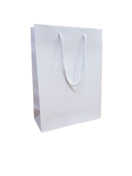Fancy Paper Bag (White) - Matte