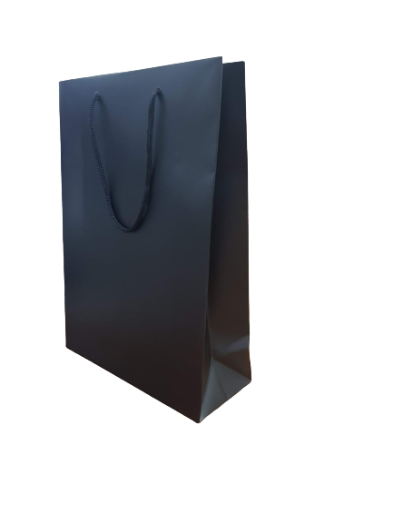 Fancy Paper Bag (Black) - Matte